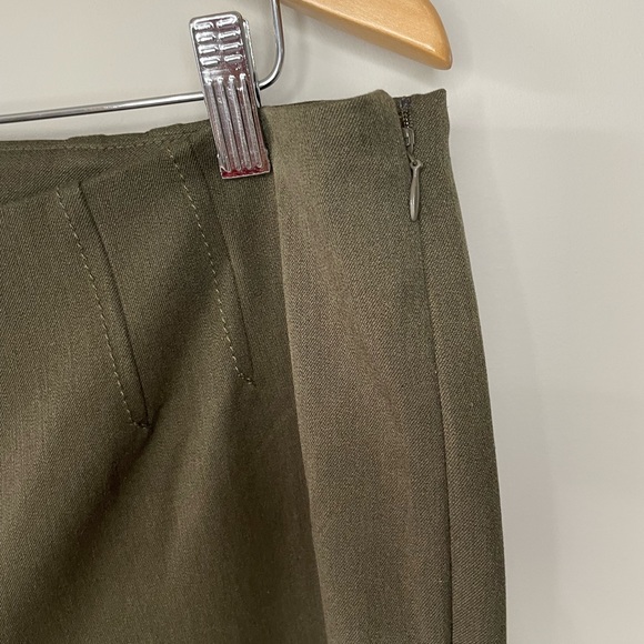 Talbots NWT dark olive green dress pants size 16L - Picture 4 of 10